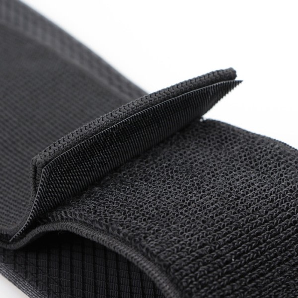 Reflekterende elastik taljebånd sport taske dobbelt lynlås lomme løb gym yoga talje bælte