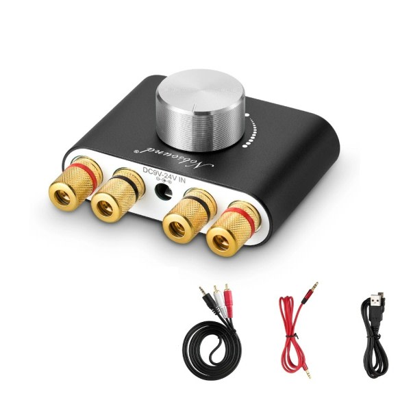 Nobsound Mini Bluetooth 5.0 TPA3116 Digital Forsterker Hifi Stereo Audio Mottaker