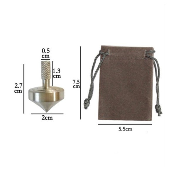 1 st Mini Spinning Topp Magic Gyroscope No Resistance Gyro Metal Leksaker för Barn