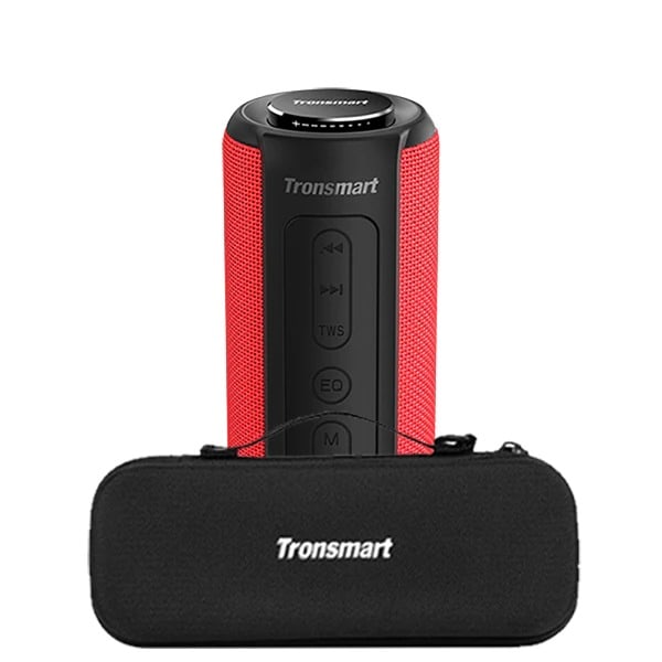 T6 Plus Bluetooth Högtalare 40W Bärbar Högtalare Deep Bass Soundbar med IPX6 Vattentät