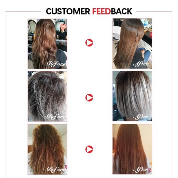 Luonnollinen kookos öljy keratiini hius hoito 120ml Magic Master keratiini+120ml puhdistava shampoo