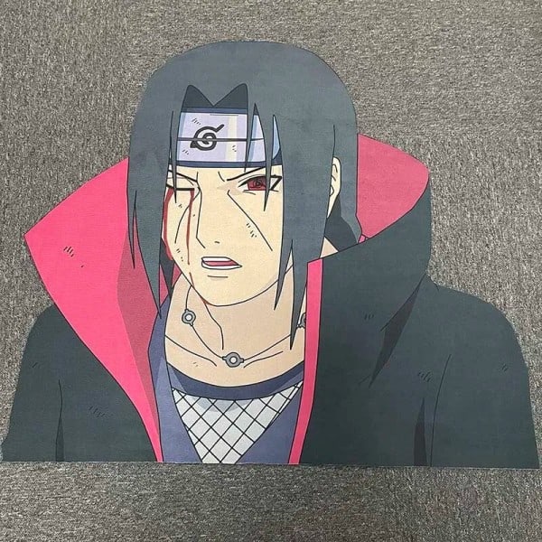 Anime Naruto Irregular Shape Custom Tæpper Stue Værelse Bad Køkken Mat Manga Kawaii Blødt Tæppe