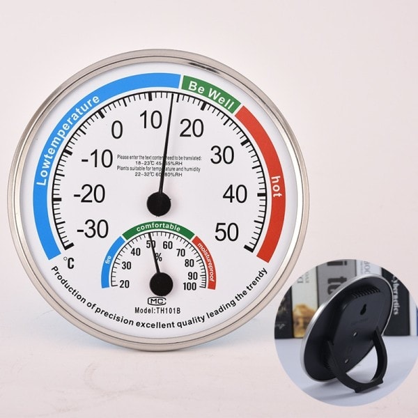 Hushåll Analog Termometer Temperatur Fuktighet Monitor Mätare