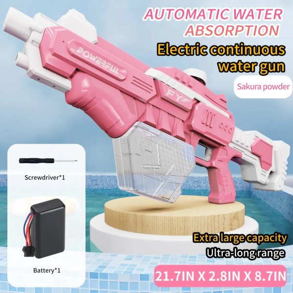 Elektrisk Vand Pistool Legetøj Bursts Børn's Højtryk Stærk Opladning Energi Vand Automatisk Vand Spray Børn's Legetøj pistoler