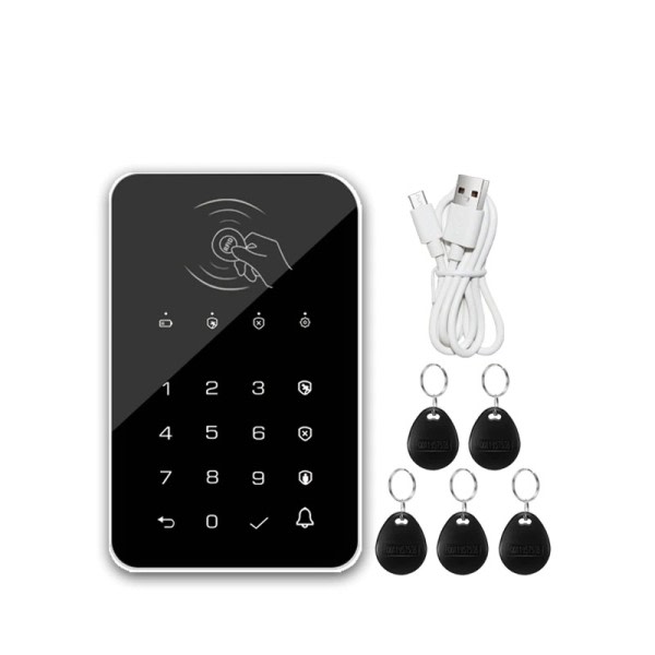 Trådløst Tastatur Touch Pad Dørklokke Knap For G50 / G30 / PG103 / W2B WiFi GSM Alarm