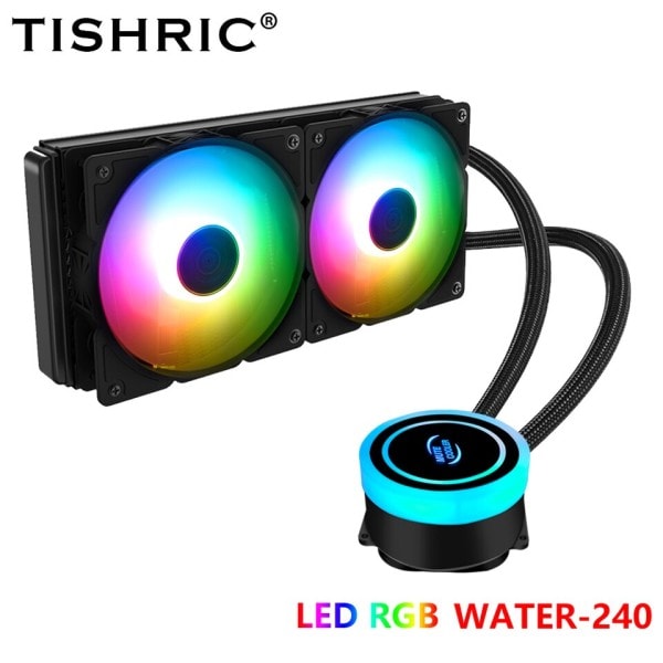 Vesi jäähdytin suoritin tuuletin 120mm 240mm 360mm suoritin jäähdytin RGB integroitu jäähdytin prosessori jäähdytin