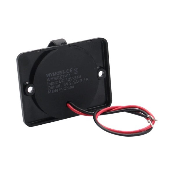 Kaksois USB lataus virta pistorasia 4.2A 12V 24V auto moottoripyörä adapterit pistoke laturi