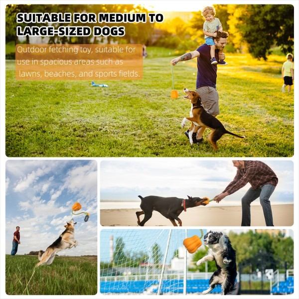 Iso koira puru lelut aggressiivisille purupursuille heavy Duty Dental Dog Pumpkin lelut