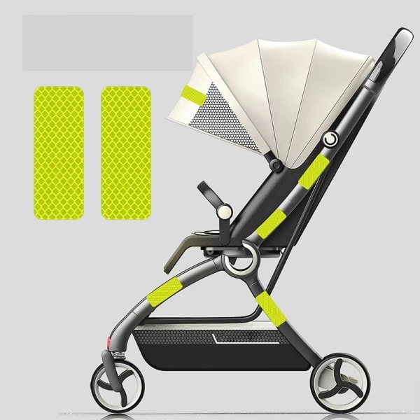 10 stykker baby klapvogn anti-kollision refleks plaster