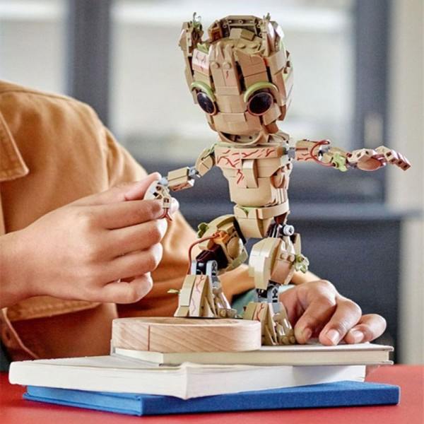 Galaxy Anime Oheislaitteet sarjakuva Goot Building Blocks Ornament Creative Koottu lelu