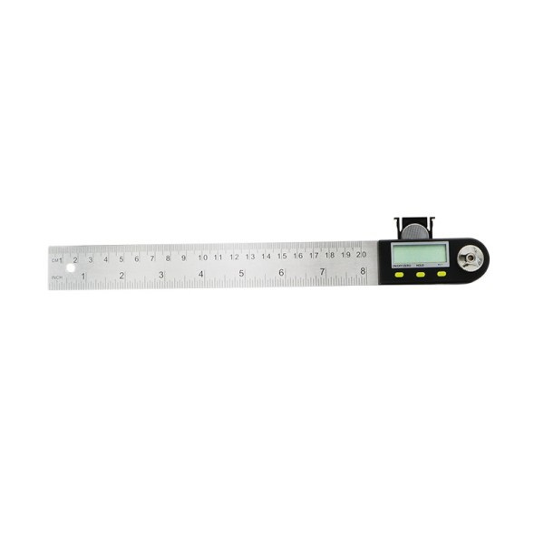 200 mm   Digital   Vinkel   Regel   Hældningsmåler   Protractor   Rustfrit   Stål