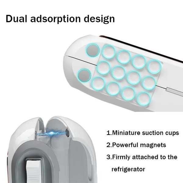 Magnetisk Genopfyldelig Plast Wrap Dispenser Med Cutter Tin Aluminium Folie Dispenser Cutter Dispenser Køkken Værktøj
