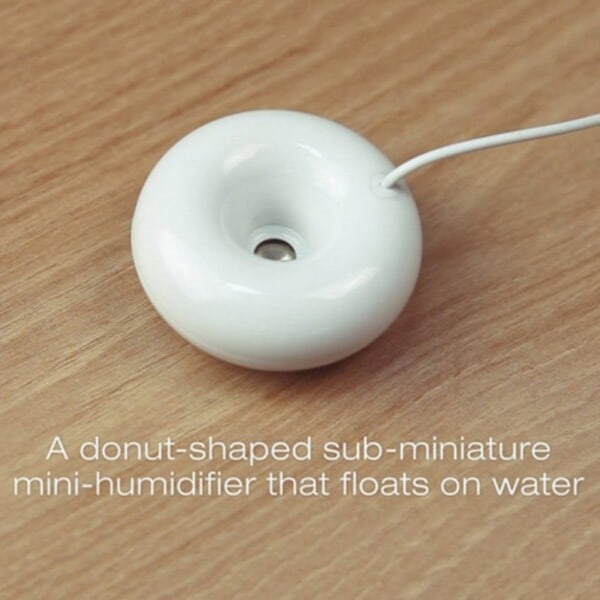 Mini Portabel Donuts Luftare USB Luft Luftbefuktare Renare Aroma Diffusor Ånga