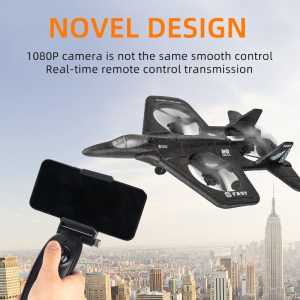 Laajakulma kamera radio ohjattu lentokone vaahto kaukosäädin ohjaus  lentokone hävittäjä drone lelut cfb4 | Fyndiq