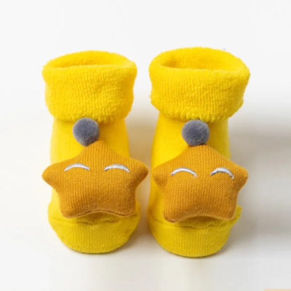 Børn børn's sokker til piger drenge skridsikre print bomuld toddler baby jule sokker