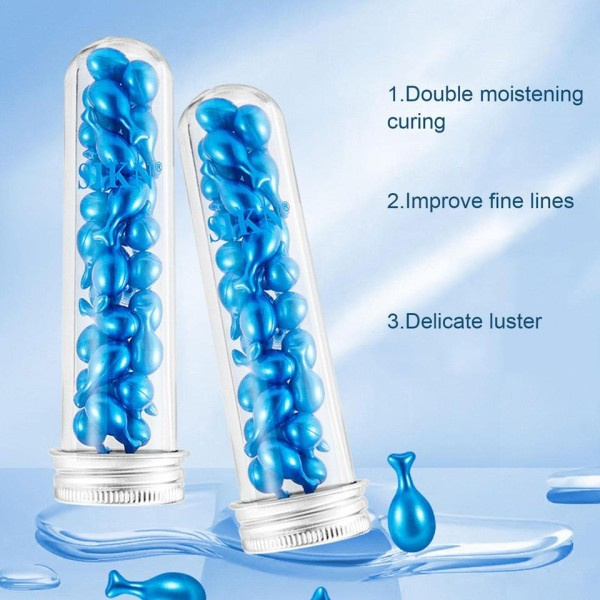 Blå Kobber Peptid Kapsel Essence Fugtgivende Shrink Pore Hydration Anti-aging Ansigts serum