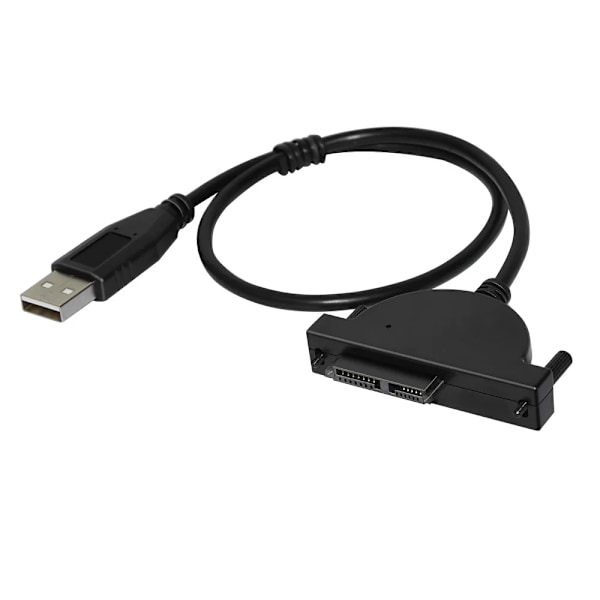 USB 2.0 SATA kabel CD/DVD-ROM enhet kabel optisk drivrutin adapter kabel