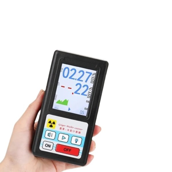 Kärnenergi Strålningsdetektor Personlig Dosimeter Röntgen Beta Gamma Detektor LCD Radioaktiv Tester Marmor Verktyg