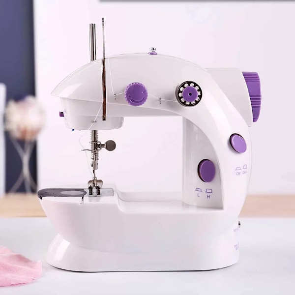 El Sömnad Maskin Mini Hem Liten Dubbel Speed Hushåll Portabel Natt Lätt Fot pedal