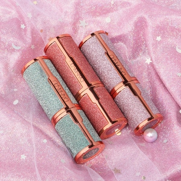 Glitter Matte Lämpötila Vaihto huulipuna Vedenpitävä Pitkä kestävä Timantit huulipunat