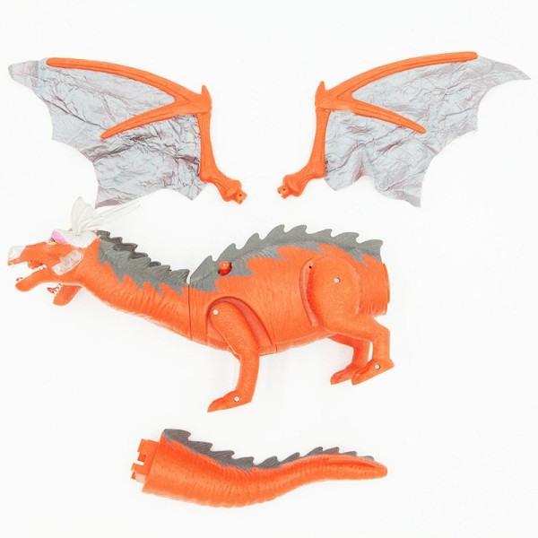 Jura alder Dinosaurer Elektrisk dobbel drage vinger flapping lys musikk simulering Dyremodell