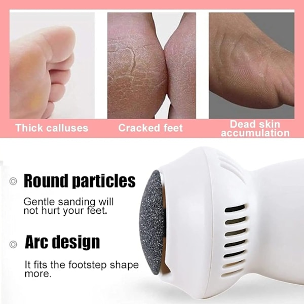 El Fötter Slip Maskin Ruptur Skin Trimmer Död Skin för Häl Fot vård Slipning Pedikyr Verktyg