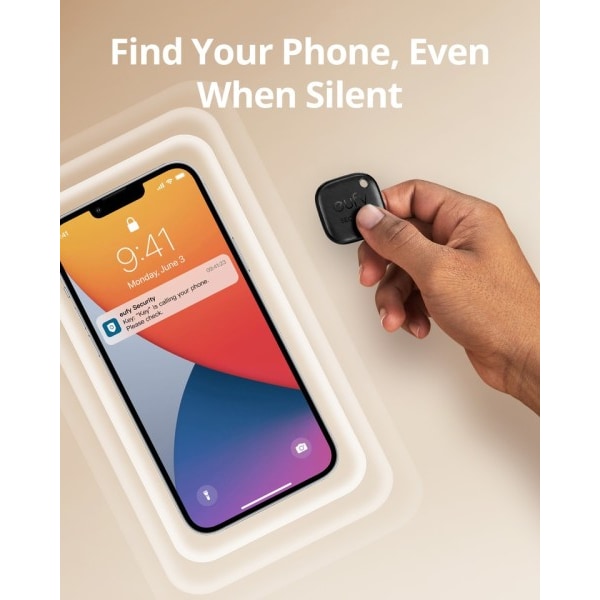 Turvallisuus SmartTrack Link Toimii Applen Find My Key Finder Bluetooth Trackerin kanssa