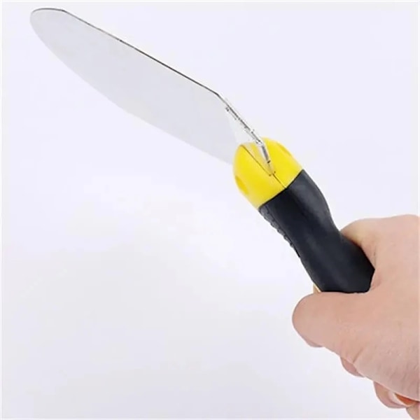 Rostfritt stål spackel kniv vägg färg gips spackel båge aska skyffel färg matning fyllning skrapa blad spatel bygg verktyg