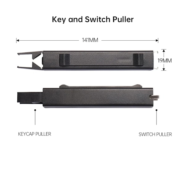 2 in 1 Switch Puller Keycap Puller Key Switch Keycap Puller for Mekaniskt tangentbord