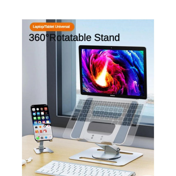 Bærbar computer stander drejelig notebook holder løftbar stander