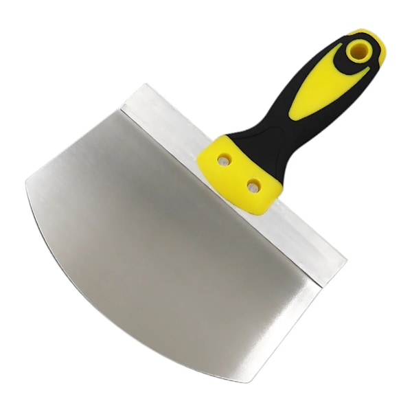 Rostfritt stål spackel kniv vägg färg gips spackel båge aska skyffel färg matning fyllning skrapa blad spatel bygg verktyg