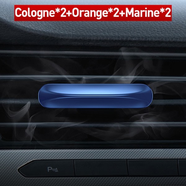Metall bil luft oppfriskning 120 dager langvarig duft for bil auto luft ventil oppfriskning parfyme duft bil klips diffuser