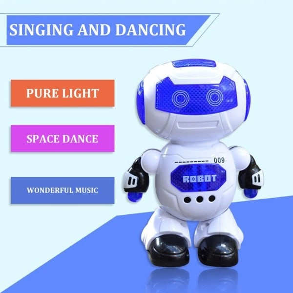 Leker for barn Dans og musikk robot action barn elektriske leker