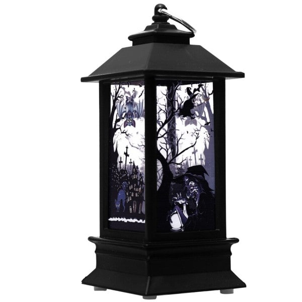 Halloween koristelu Led kynttilät tee valo vintage linna kurpitsa haamu riippuva LED lyhty lamppu