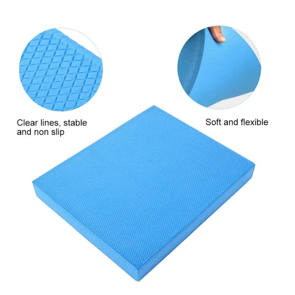 Balance Pad Non-Slip Foam Mat & Ankler Knæ Pude Pude til Yoga Fitness