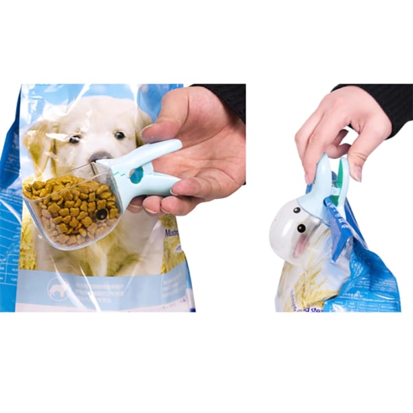 Plast Djur mat Scoop Anknäbb Mångsidigt Katter Foder Hundar Kök Mätskedar