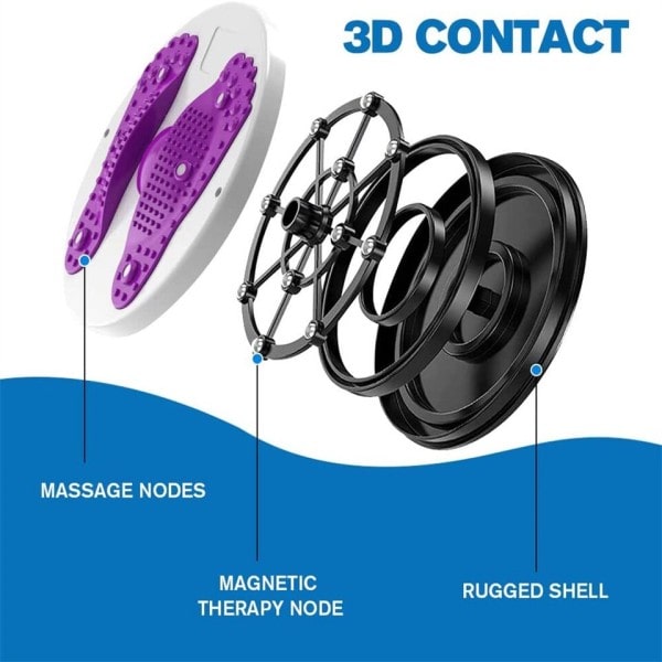 Talje vridning disk unisex talje træner sundhed tynd talje motionist twist bræt motion fod massage plade