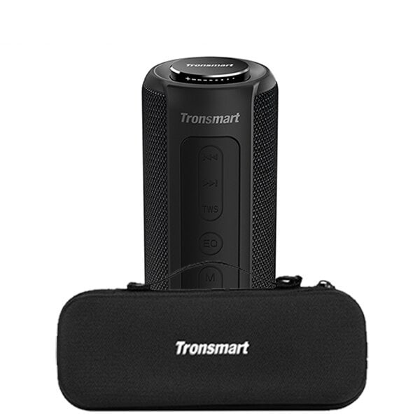 T6 Plus Bluetooth Högtalare 40W Bärbar Högtalare Deep Bass Soundbar med IPX6 Vattentät