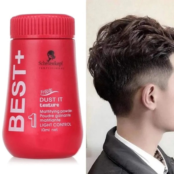 5 flaskor10ml Mattifierande Pulver Ökar Hår Volym Fångar Hårklippning Unisex Modellering Styling Fluffigt Hår Pulver Absorbera fett