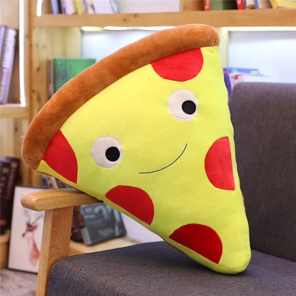 Sarjakuva Pehmo Hampurilainen jäätelö ranskalaiset perunat lelu täytetty ruoka popcorni kakku pizza tyyny