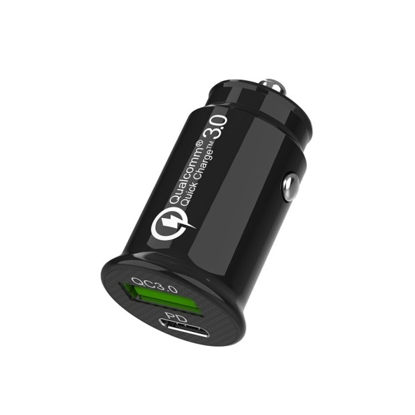 USB Bil Oplader Hurtig Opladning PD QC3.0 FCP AFC Type C 18W Hurtig Bil USB Oplader