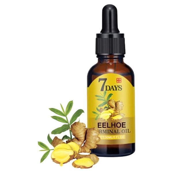 Hår tillväxt serum olja 40 ml tät återväxt ingfära hårvård reparation vätske essentiell anti avfall