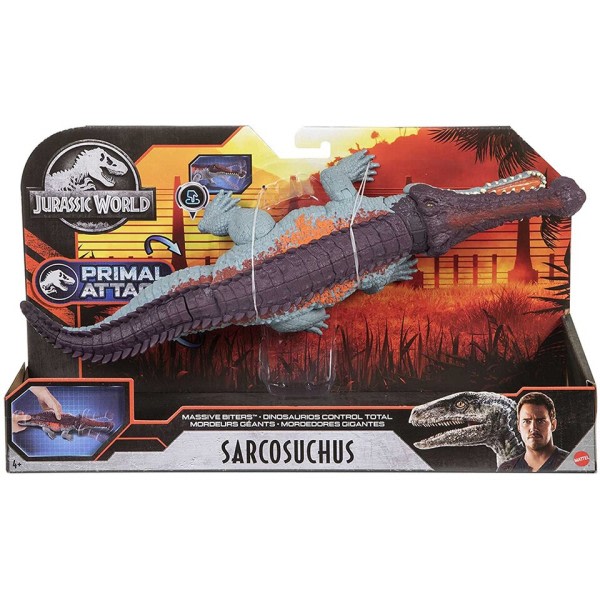 Jurassic World Leir Kritt Sarcosuchus Dinosaur Leker Simulering Handling Figur