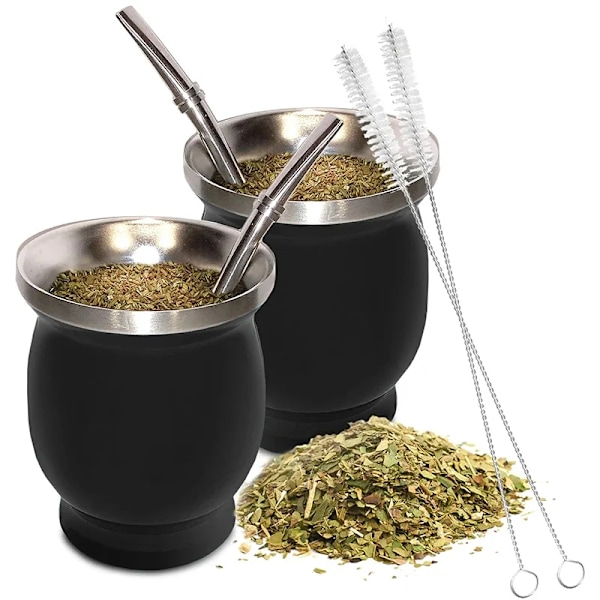 230ml ruostumaton teräs mate tee kuppi tee kuppi argentiinalle eristetty olki kuppi eristetty  yksinkertainen kurpitsa