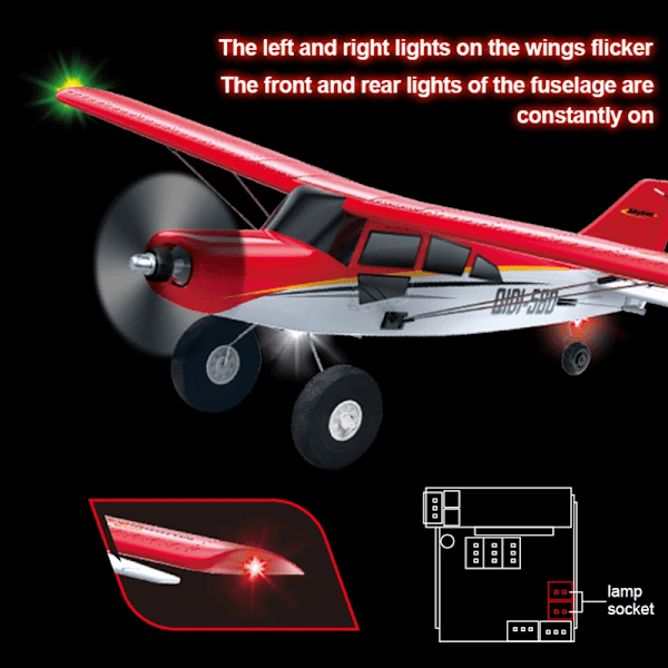 Moore M7 Offroad RC Plane 4CH Brushless Fjärrkontroll Flygplan Fixed Wing Flygplan Modell leksak