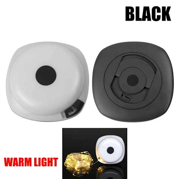 USB uppladdningsbart camping ljus 10 meter ljus sträng utomhus tält ljus RGB Atmosfär ljus