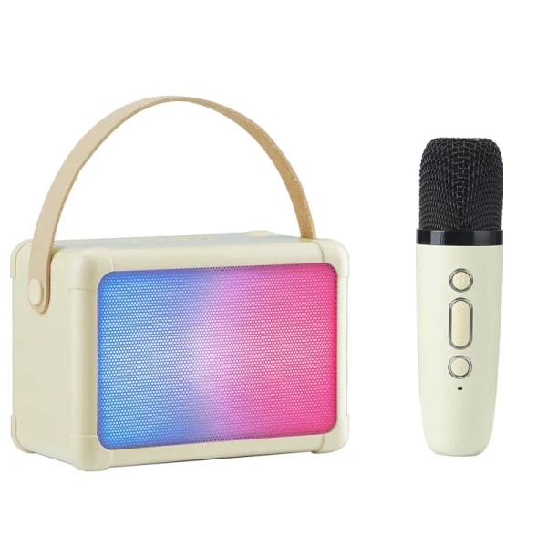 Kannettava Bluetooth kaiutin koti karaoke koneet mikrofonilla kompakti kämmenlaite karaoke mikrofoni Bluetooth kaiutin