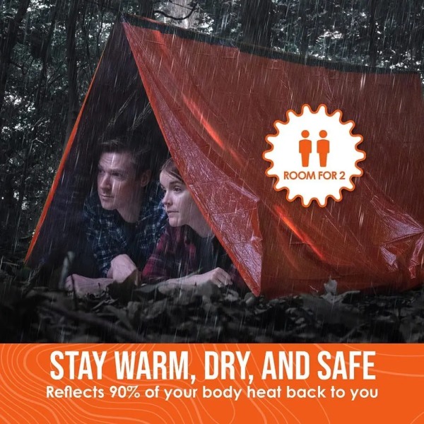2 Person Emergency Shelter Survival Tent Kit