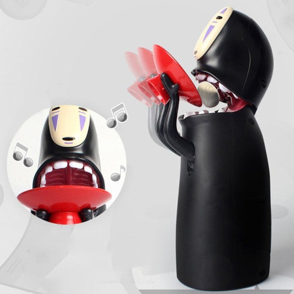 Anime Spirited Away Nei Face Man Modell Figur Dukke Piggy Bank Ansiktsløs Man Piggy Bank