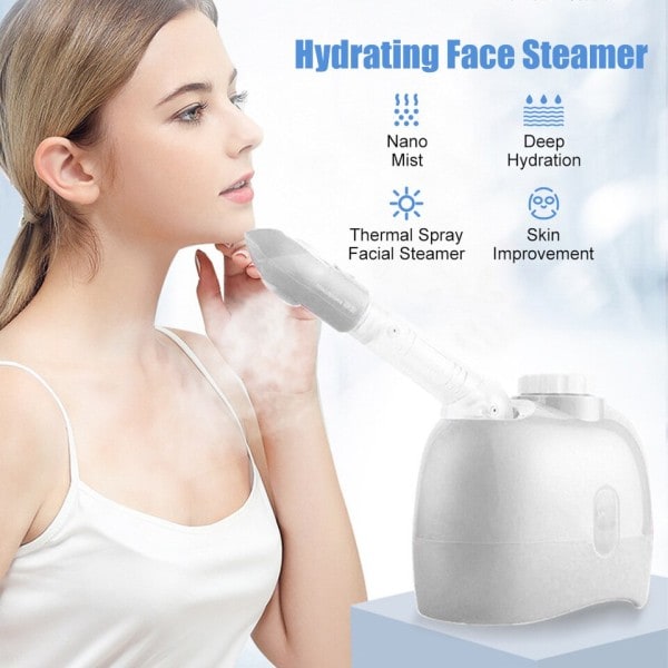 Ansiktsbehandling Steamer Ansikte Vaporizer Sprayer Hud Care Mentle and Deap Cleaning Ansikts Steamer
